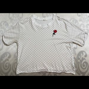 VANS checkered crop top